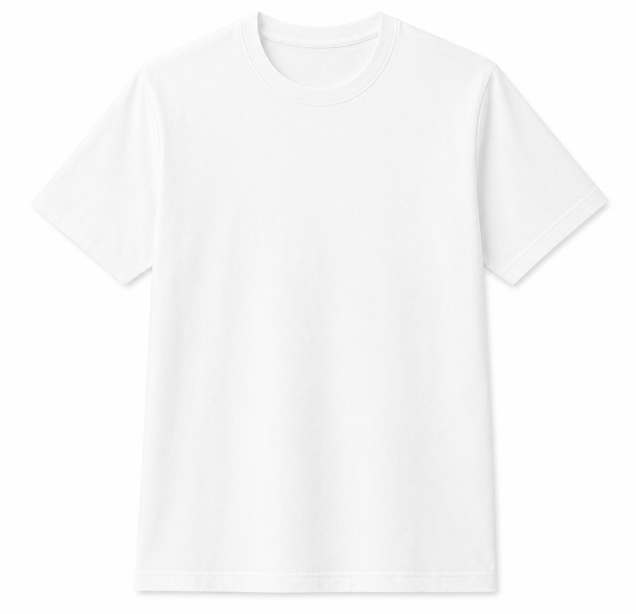 white basic tee