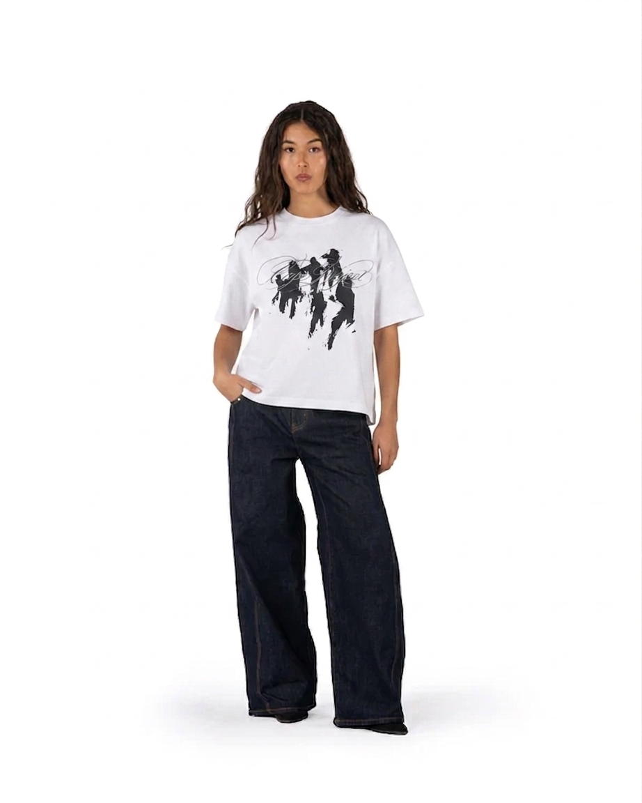 SHADOW - WHITE TEE